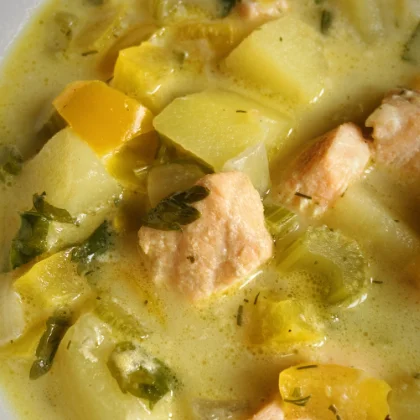 Lachs-Gemüse-Suppe, Bild 2